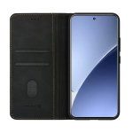 Evelatus Xiaomi 15 Pro telefono dėklas-knygutė Juodas