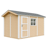 Auk&scaron;čiausios kokybės sodo namelis 8,68 m&sup2; - H252x250x412 cm - su grindimis ir bitumine danga - TIMBELA M914-HARVEST HONEY