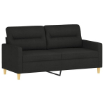 Dvivietė sofa，Poilsio sofa, juodos spalvos, 140cm, audinys CFE81234
