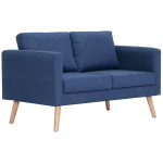 Dvivietė sofa，Poilsio sofa, mėlyna, audinys CFE80508