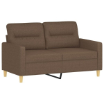 Dvivietė sofa，Poilsio sofa, rudos spalvos, 120cm, audinys CFE29215