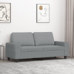 Dvivietė sofa，Poilsio sofa, &scaron;viesiai pilkos spalvos, 140cm, audinys CFE74641