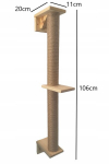 Kačių draskyklė Fluxar SCR-1158 101 - 160 cm