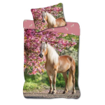 Vaiki&scaron;ka patalynės užvalkalų komplektas Horses, 100x135, 2 dalių