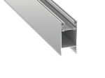 Aliuminio profilis DULIO LED juostelėms - sidabrinis anoduotas - 1 m
