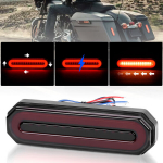 Motociklų priedai LED blykstės stabdžių žibintas 12V 24V galinis tekantis posūkio signalas, 1 vnt LED galinis žibintas