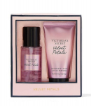 Victoria's Secret rinkinys: Velvet Petals mini kūno dulksna ir mini kūno losjonas, 2x75 ml