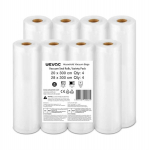 Wevac maisto vakuuminiai ritiniai 20&times;300, 4 vnt. + 28&times;300, 4 vnt.