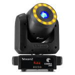 &bdquo;BeamZ Cobra 100R&ldquo; LED judanti galva su žiedu