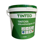 Silikoninis dekoratyvinis tinkas "samanėlė" TINTOSIL SILICONHARZPUTZ K 2.0, 25 kg, 2 mm, antracito RAL7016