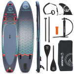 SUP lenta TSUNAMI 350 cm &ndash; pripučiama, irklas, priedai