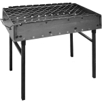 Anglinis grilis stačiakampis mėsai ir daržovėms kepti lauke 700x350x180mm plienas 9048160 BESK