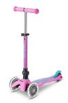 Triratis paspirtukas Micro Mini Deluxe Foldable LED, levanda