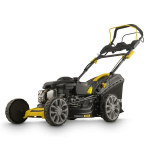 Powerplus POWXG60260 benzininė vejapjovė savaeigė žolės pjovimui 150cc 460mm elektrinis užvedimas 7 auk&scaron;čio nustatymai