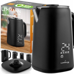Virdulys Elektrinis virdulys Lehmann Aqua Black 20, 1,7 l, 1500 W