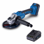 Akumuliatorinis kampinis &scaron;lifuoklis pjovimui ir &scaron;lifavimui 20V 125mm M14 komplektas 5909250400 Scheppach
