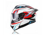 Motociklininko &scaron;almas L, baltas