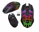 Game žaidimų pelytė su papildomomis funkcijomis ir LED &scaron;viesomis, juoda