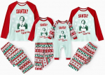 Elf &scaron;eimos kalėdinių pižamų komplektas, One size
