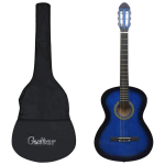 Klasikinė gitara su dėklu pradedantiesiems, 4/4 39"