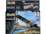 Revell - Sports Plane &bdquo;Builders Choice&ldquo; dovanų komplektas, 1/32, 63835
