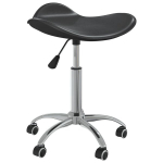 vidaXL Biuro kėdė, juodos spalvos, dirbtinė oda (323684)