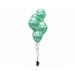 Balionai Beauty & Charm, platinos žalia, 30 cm, 50 vnt.