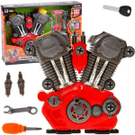 Variklio ir įrankiu rinkinys mechanikui