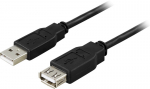 Deltaco, USB-A, 3 m