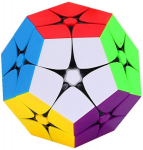 Galvosūkis rubiko kubas Megaminx 2x2, be lipdukų