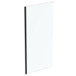 Du&scaron;o sienelė Ideal Standard CONNECT 2 100x195 cm, skaidraus stiklo, matinė juoda. K9378V3