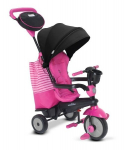 Daugiafunkcis stumiamas triratukas SmarTrike Swing DLX 4-in-1, rožinis