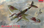 Klijuojamas Modelis Roden 027 He-111E 1/72