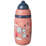 Gertuvė Tommee Tippee Insulated Straw rožinė, 12mėn+, 266 ml