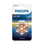 Philips 1.4 V 280 mAh elementai klausos aparatams, 6 vnt