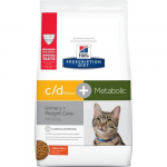 Hill's PRESCRIPTION DIET c/d Urinary Stress + Metabolic kačių ėdalas su vi&scaron;tiena, 8 kg