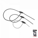 Elastinė tvirtinimo guma su kilpiniu spaustuku Bradas BUNGEE CORD REGULATED, 6 vnt.