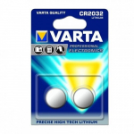 2 vienetų lithio 6032 CR 2032 blisteris