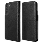 Odinis dėklas su atvartu Samsung Galaxy S22+, Folio Signature, juodas
