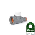 Čiaupo jungtis su vožtuvu ir vidiniu sriegiu 3/4" Bradas WHITE LINE
