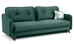 Trivietė sofa - lova Marta, žalia