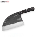Samura MadBull Serbian Hatchet Choper 3х110x180мм with Marbe Carbon G10 Handle Aus-8 60 HRC