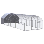 Lauko narvas vi&scaron;čiukams vidaXL, pilkas, 3x10x2 m
