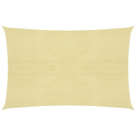 vidaXL Uždanga nuo saulės, smėlio spalvos, 2,5x4m, HDPE, 160g/m&sup2;, Kreminė spalva