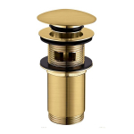 Praustuvo vožtuvas universalus Omnires A706 Brushed Gold Klik-Klak