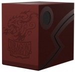 MTG Commander kaladės dėžutė Dragon Shield Double Shell - Blood Red/Black