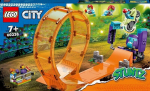LEGO 60338 City Stuntz Kilpa mėlynuojanti &scaron;impanzė, Stuntz kaskadininkų figūrėlės, kaskadininkų motociklo žaislas, 7 metų ir vyresni vaikai
