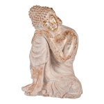 Sodo dekoracija Buda, balta, 35,5 x 54,5 x 42 cm