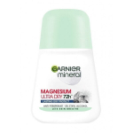 Rutulinis dezodorantas Garnier Mineral Magnesium Ultra Dry 72H, 50 ml