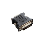 Vaizdo adapteris - V7 - DVI-I vyras į HD-15 moteris - Juodas - Vaizdo signalo konversija